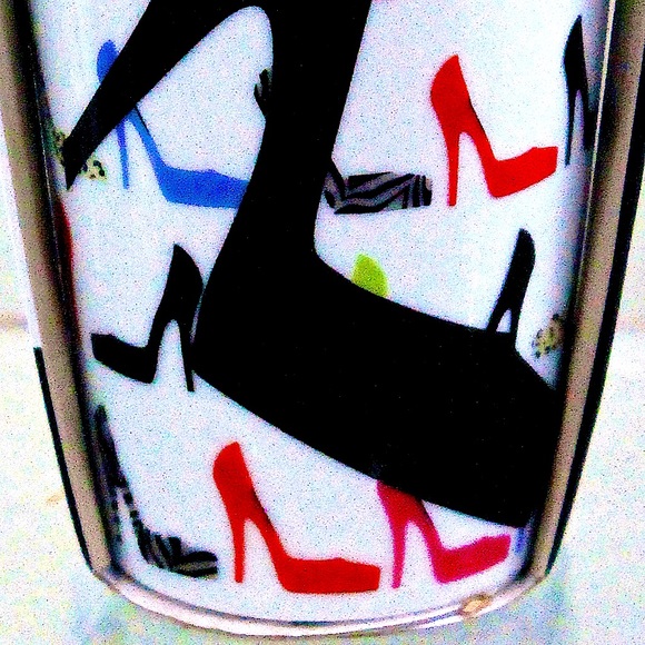 CIROA REUSE ME TRAVEL MUG HIGH HEEL PUMPS SILICON LID COFFEE 10 OZ MULTI COLOR - Picture 4 of 5